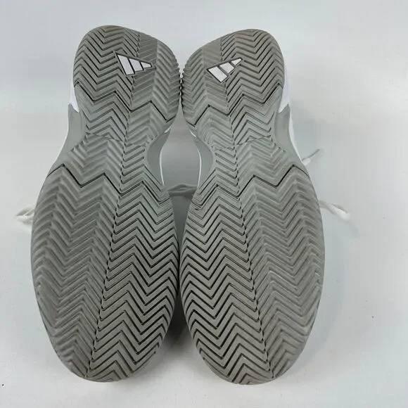 adidas Game Court 2 Tennis Sneakers Women Size 9 White Mesh Upper Lace Up GW4971 - Picture 6 of 10